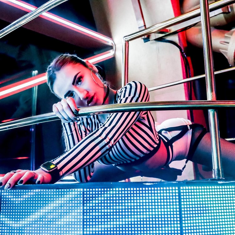 Plaza Palace club in Dubai dancer girl show event fun