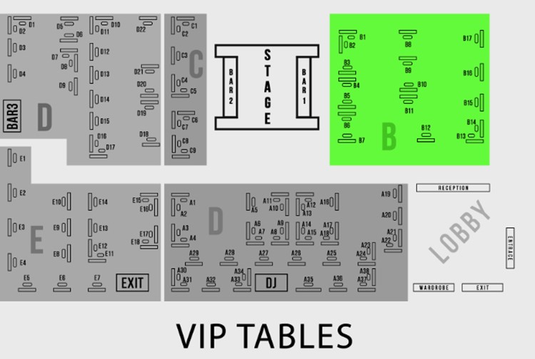 Princess Club Bucharest vip table booking area service reserve now