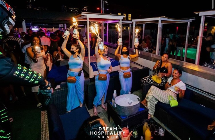 Profundo club NYC book vip table celebrate birthday hen bachelor 