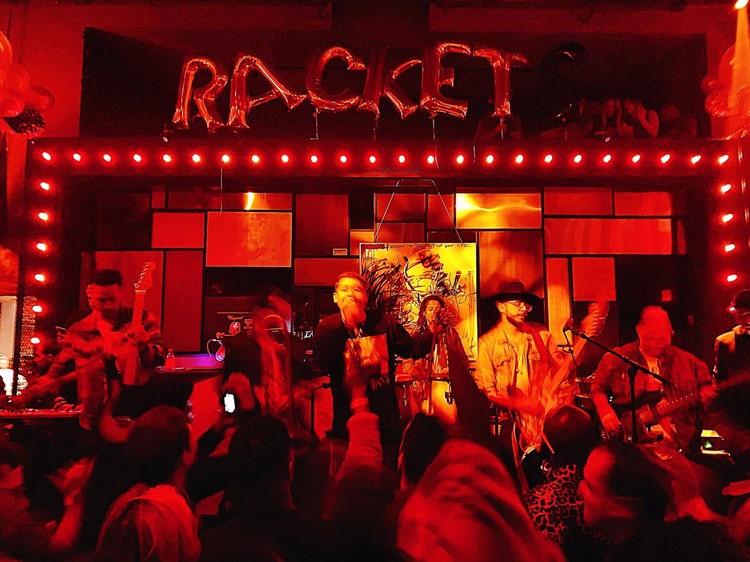 Racket club Miami concert live fun show