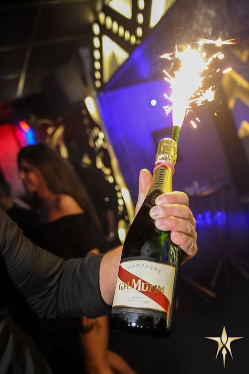 Radost FX nightclub Prague alcohol bottle table service reserve celebrate vodka champagne alcohol luxury