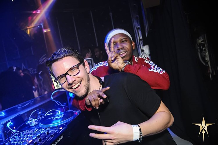 Radost FX nightclub Prague djs having fun mixing music dance fun party night go out