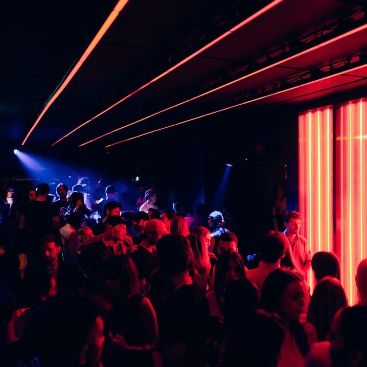 Republic club Milan nightclub crowd fun dance floor party