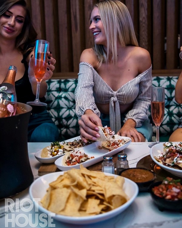 Riot House club in Arizona fun girls book vip table go out 