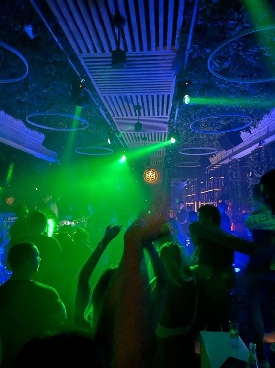 Sanctus nightclub Mykonos dance all night go out have fun party 