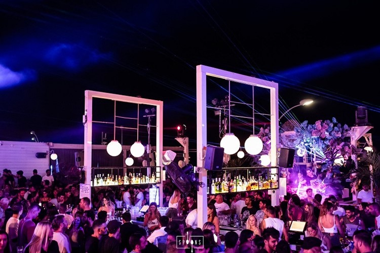 Shalvata nightclub Tel Aviv night party crowd drinking having fun