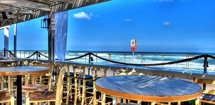 Shalvata nightclub Tel Aviv view of the lounge area beach club