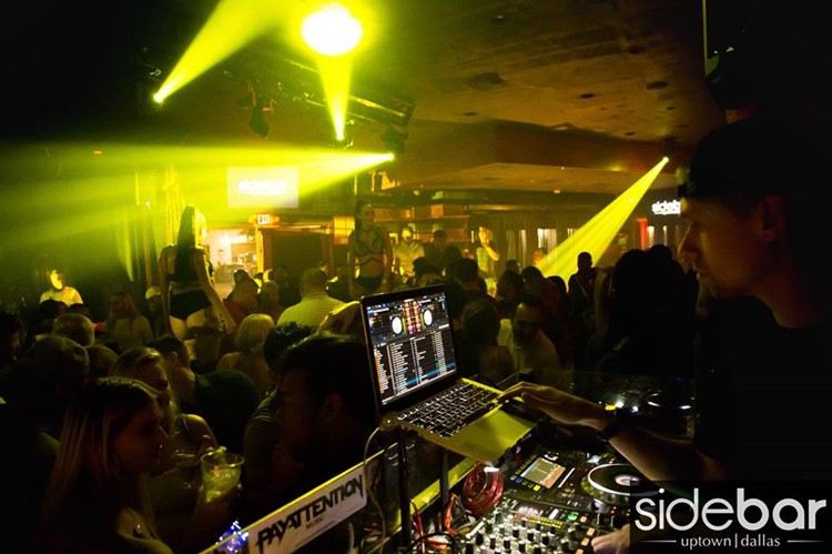 Sidebar Club nightclub Dallas party dj music dance floor