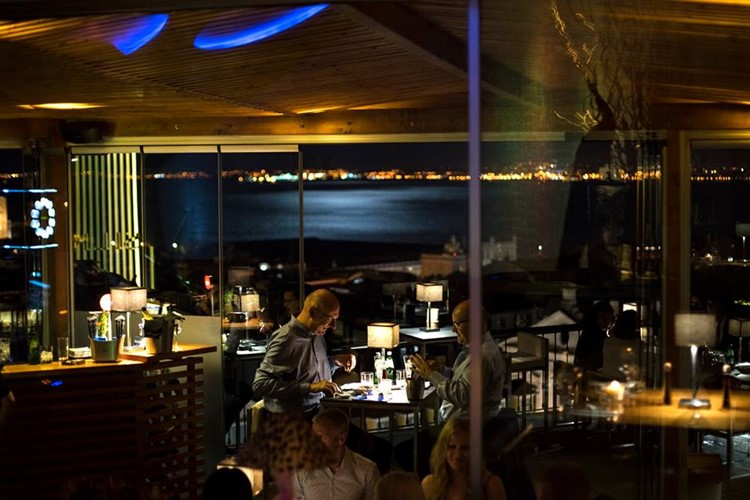 Silk Club nightclub Lisbon view of the club bar drinks