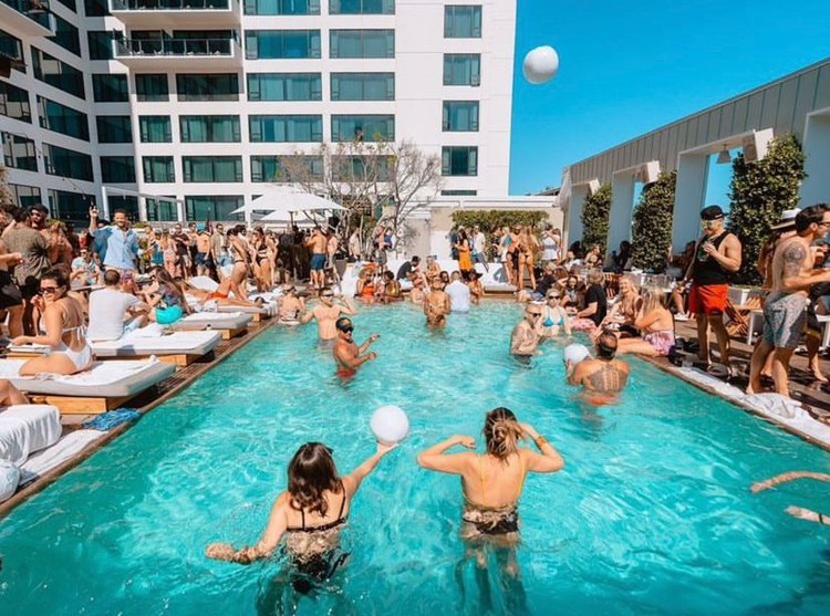 Skybar at Mondrian in Los Angeles 28 oct. 2025