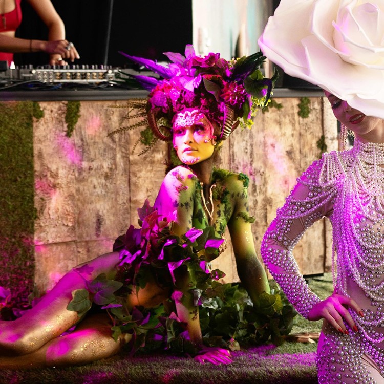 Somewhere Nowhere nightclub NYC dancer costume book vip table fun show event