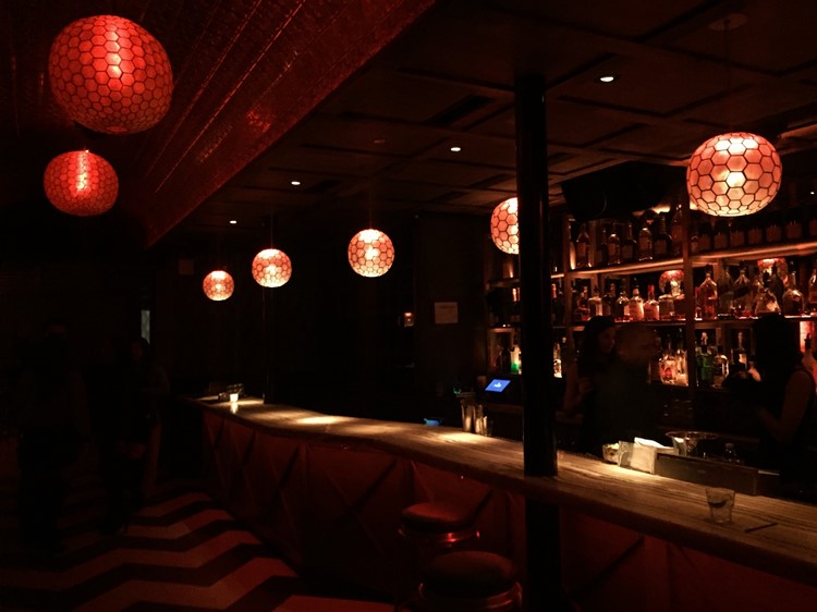 Somwhr Liquor Lounge nightclub view of the bar area