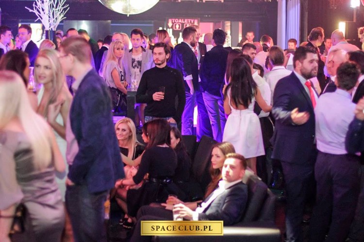 Space Club nightclub Warsaw people having fun dance dj partying