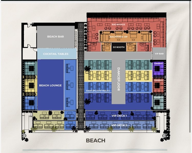 Soirée dans la boîte Surf Club VIP à Dubai. Trouvez des promoteurs pour la liste des invités sur Clubbable