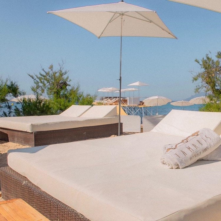 Tamaris pool party Cannes open during pandemic reserve vip exclusive bed table now outdoor parties events best fun