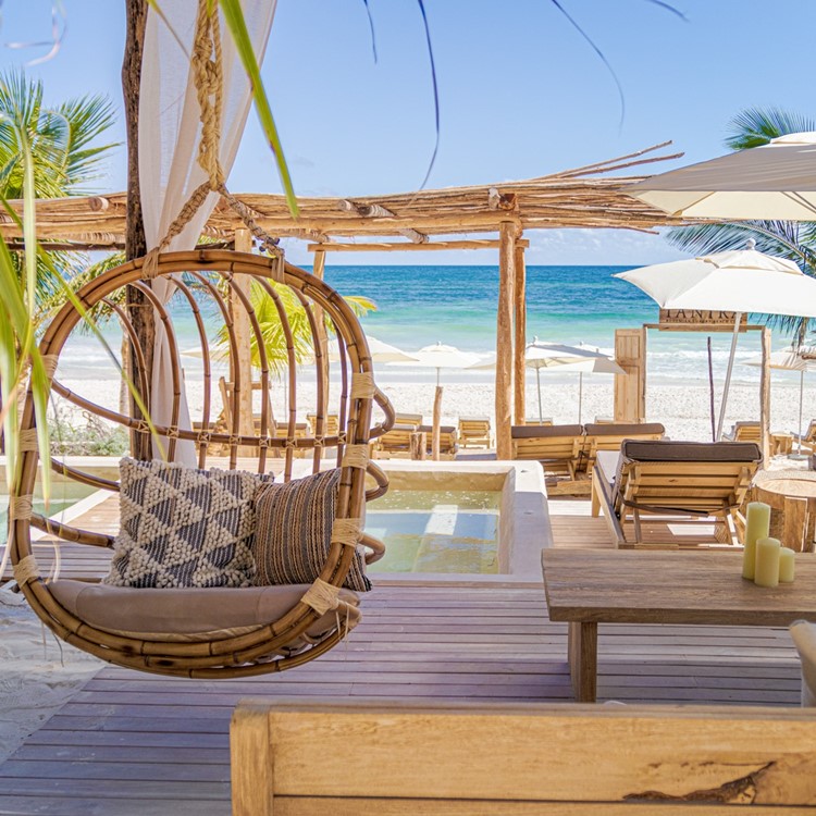 Tantra beach club Tulum boho clubbing parties event go out today reserve