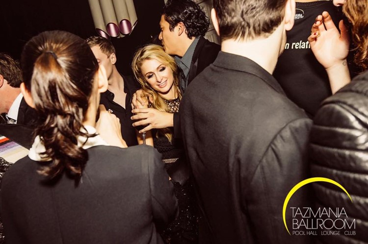 Tazmania nightclub Hong Kong Paris Hilton blonde celebrity fun party