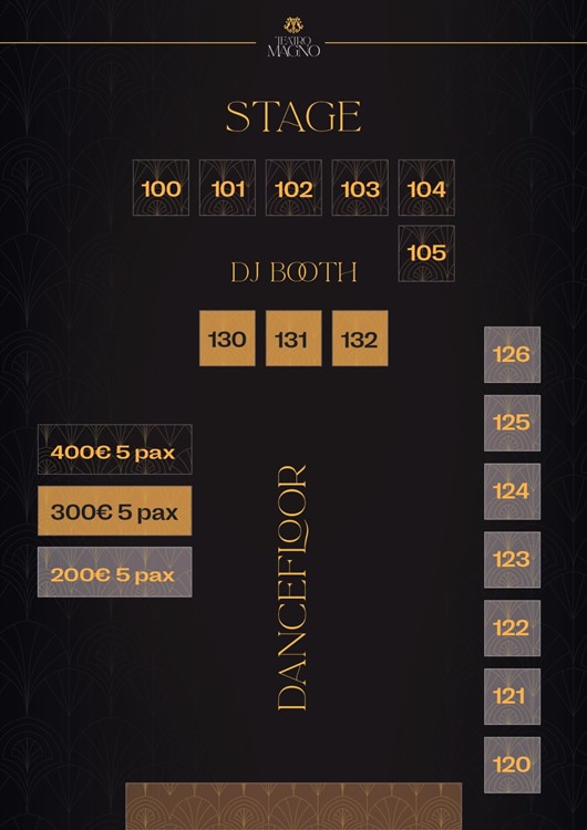 Soirée dans la boîte Teatro Magno VIP à Madrid. Trouvez des promoteurs pour la liste des invités sur Clubbable