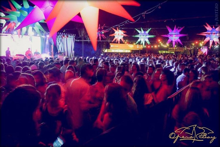Terrazas del Este nightclub Buenos Aires crowd having fun drinking partying