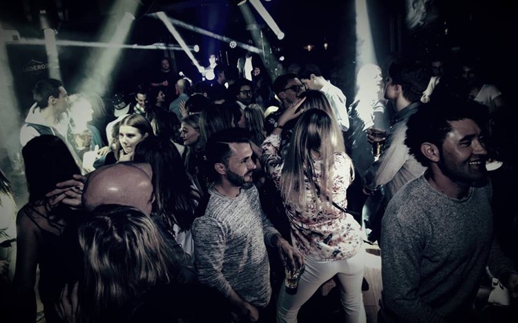 The Club nightclub Oslo people dancing having fun drinking