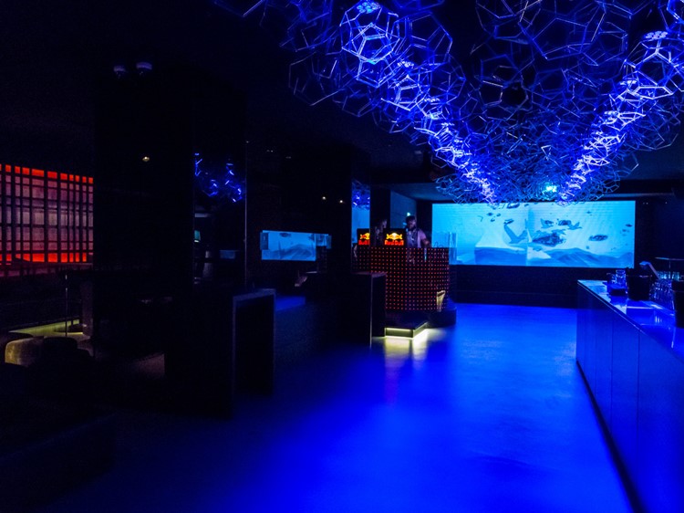 The Room nightclub Hamburg view of empty inside