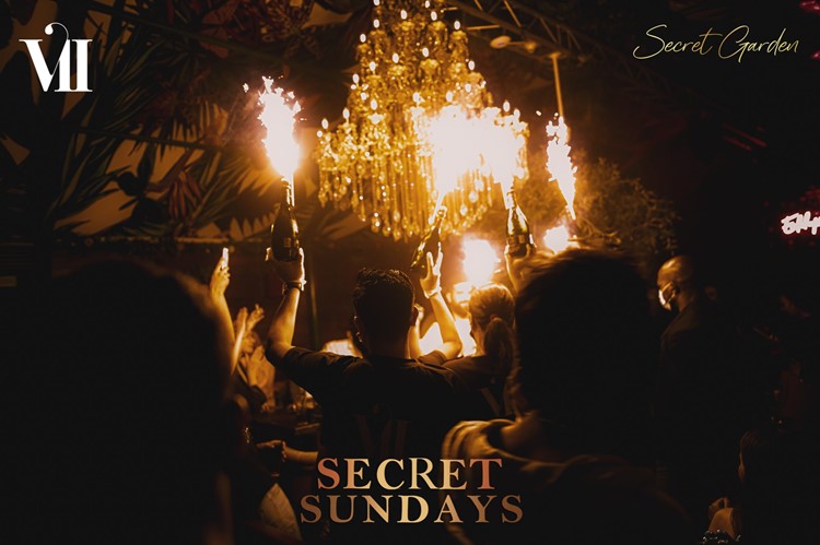The Secret Garden VII Dubai club champagne party celebration vip birthday bachelor hen