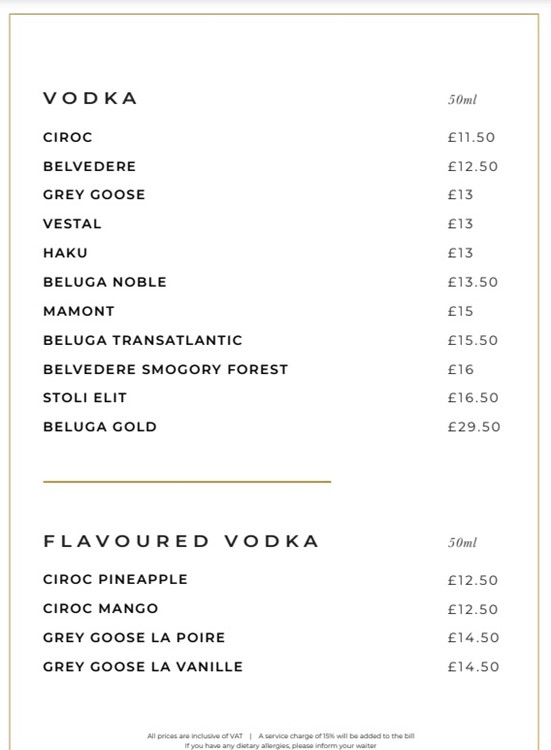 The Windmill Soho club London vodka bottle service book your table now