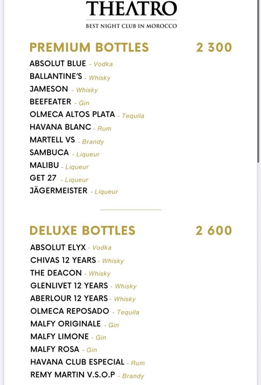 Party al Theatro VIP Club al Marrakech. Trova promotori e liste degli ospiti in Clubbable