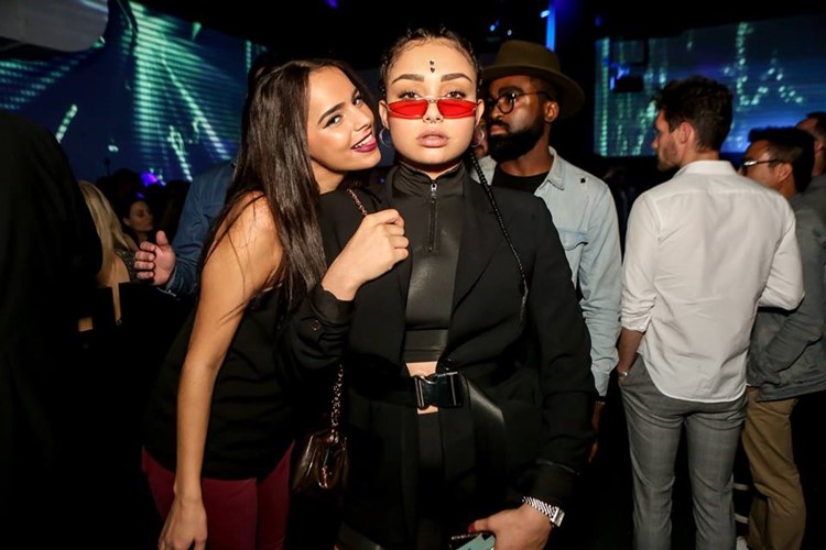 Vog nightclub Paris pretty fashion girls in club fun night dress code