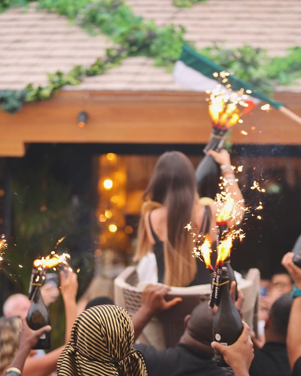 Verde Beach, bottle parade, birthday, bachelor, bachelorette celebrations