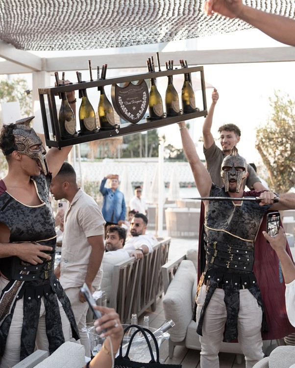 Verde Beach, bottles parade, hen, stag, parties, package