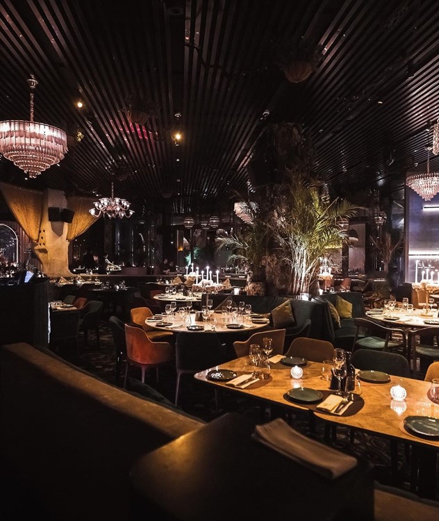 Verde, Dubai, club, restaurant, tables