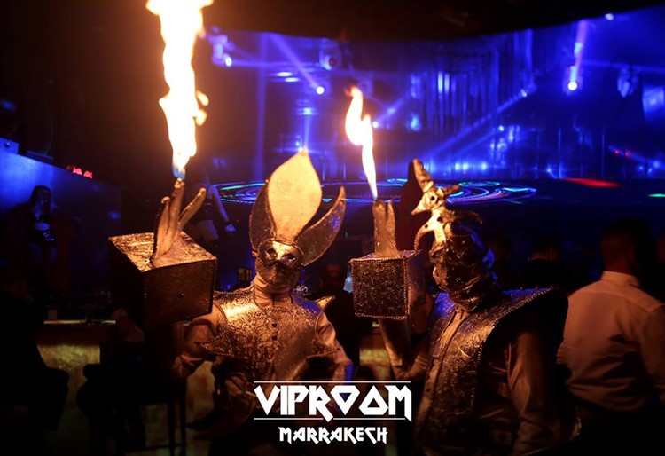 Vip Room nightclub Marrakech table book reserve celebrate tonight luxury drinks alcohol bottles