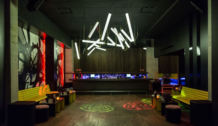 Wildflower nightclub Toronto view of the bar dance floor and lounge areas