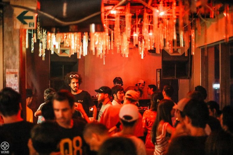 Womb nightclub Tokyo people partying having fun