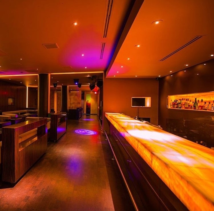 Ybar nightclub Chicago bar area 