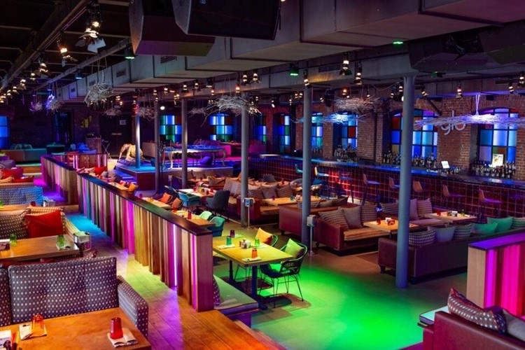 Zavarka club Moscow seating indoors party venue