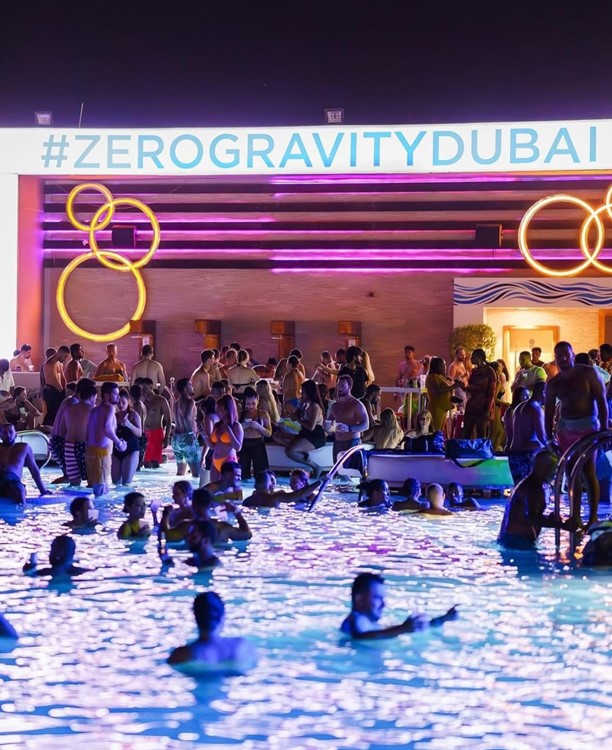 Soirée dans la boîte Zero Gravity VIP à Dubai. Trouvez des promoteurs pour la liste des invités sur Clubbable
