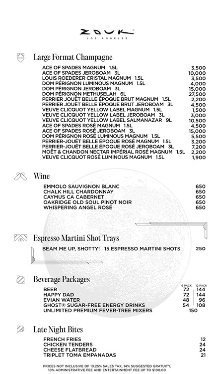 Soirée dans la boîte Zouk VIP à Los Angeles. Trouvez des promoteurs pour la liste des invités sur Clubbable