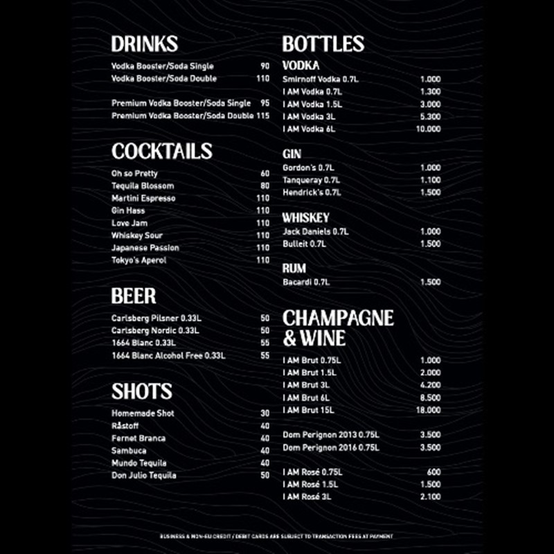 Soirée dans la boîte Dorsia VIP à Copenhagen. Trouvez des promoteurs pour la liste des invités sur Clubbable