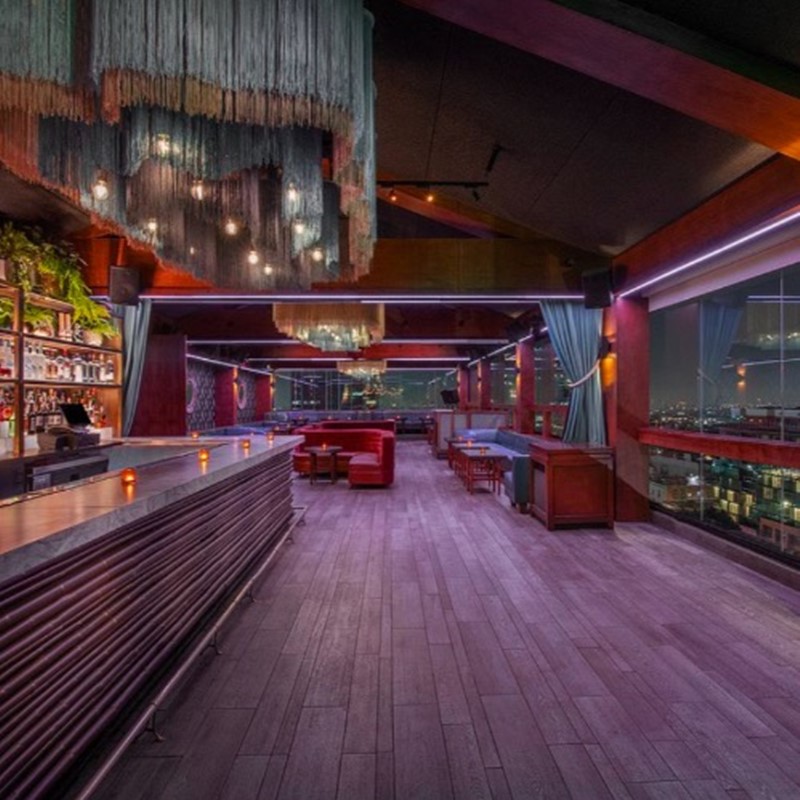 The Highlight Room club Los Angeles bottles parade nightclub book your private table VIP service